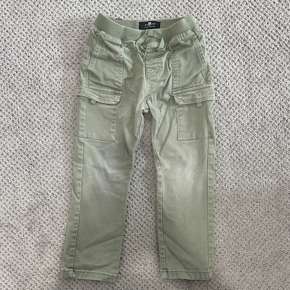 7Jeans Green Cargo Pants for Kids